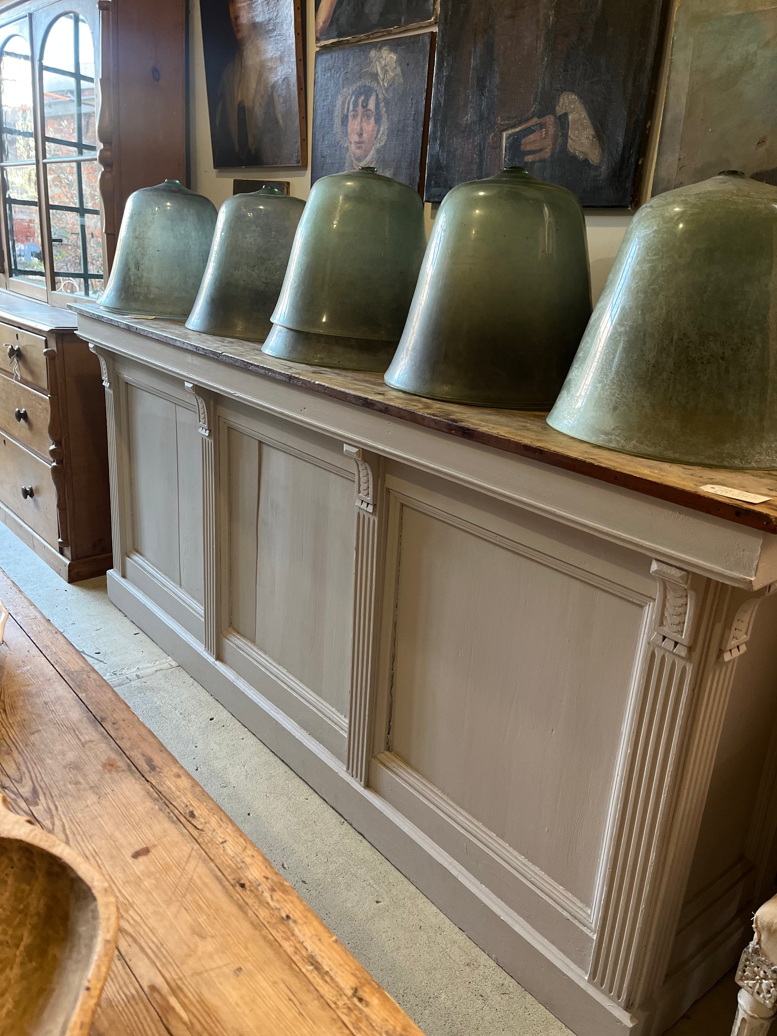 French antique shop counter