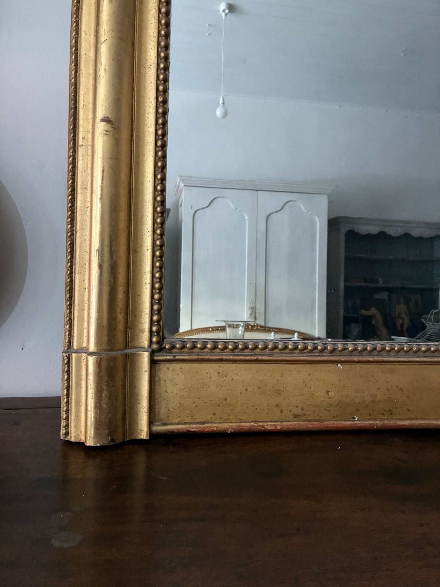 French 19th century Gilt Mirror