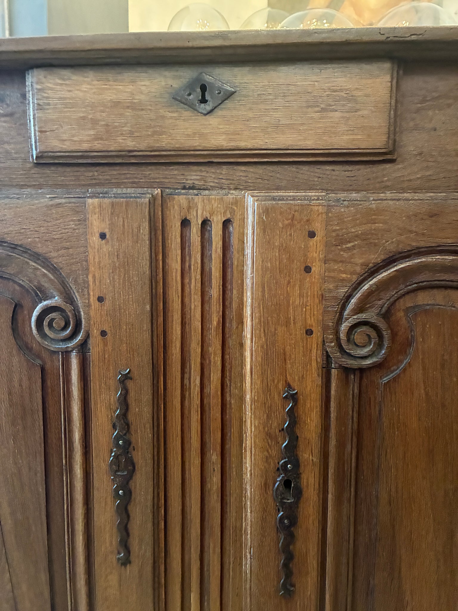 Antique French oak buffet