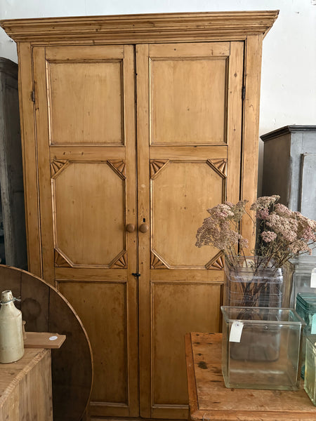 Large pine storage cupboard