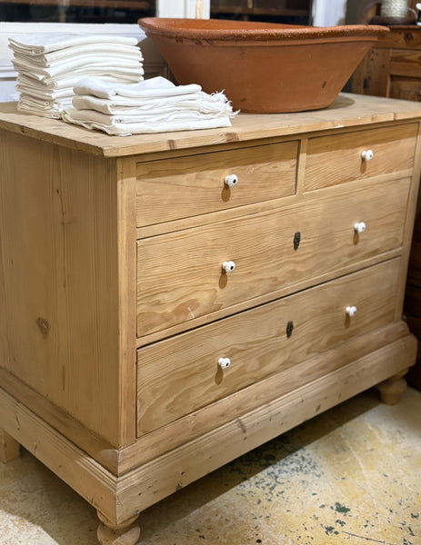 European pine drawers