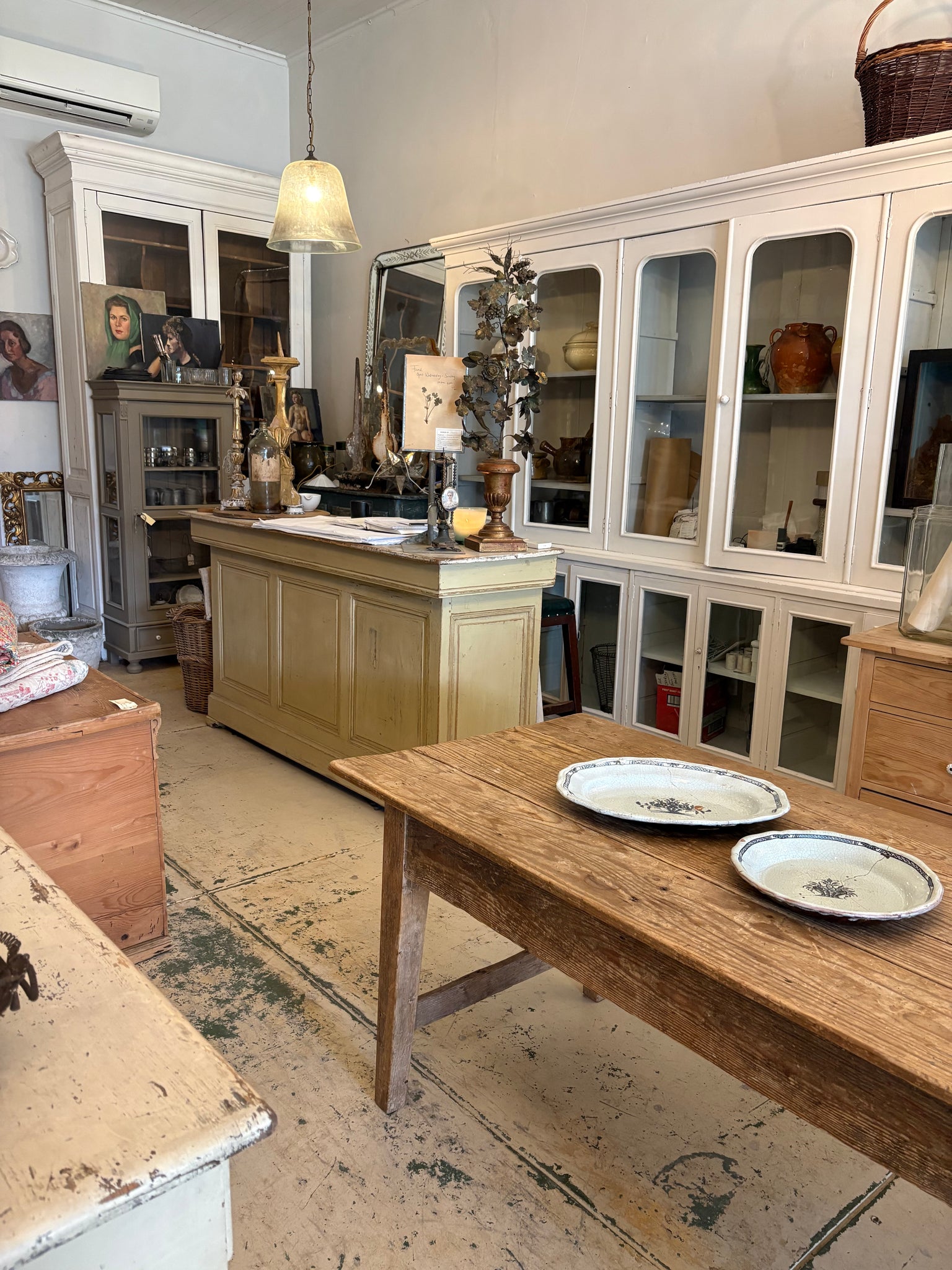Very large ex museum display case /Bookcase