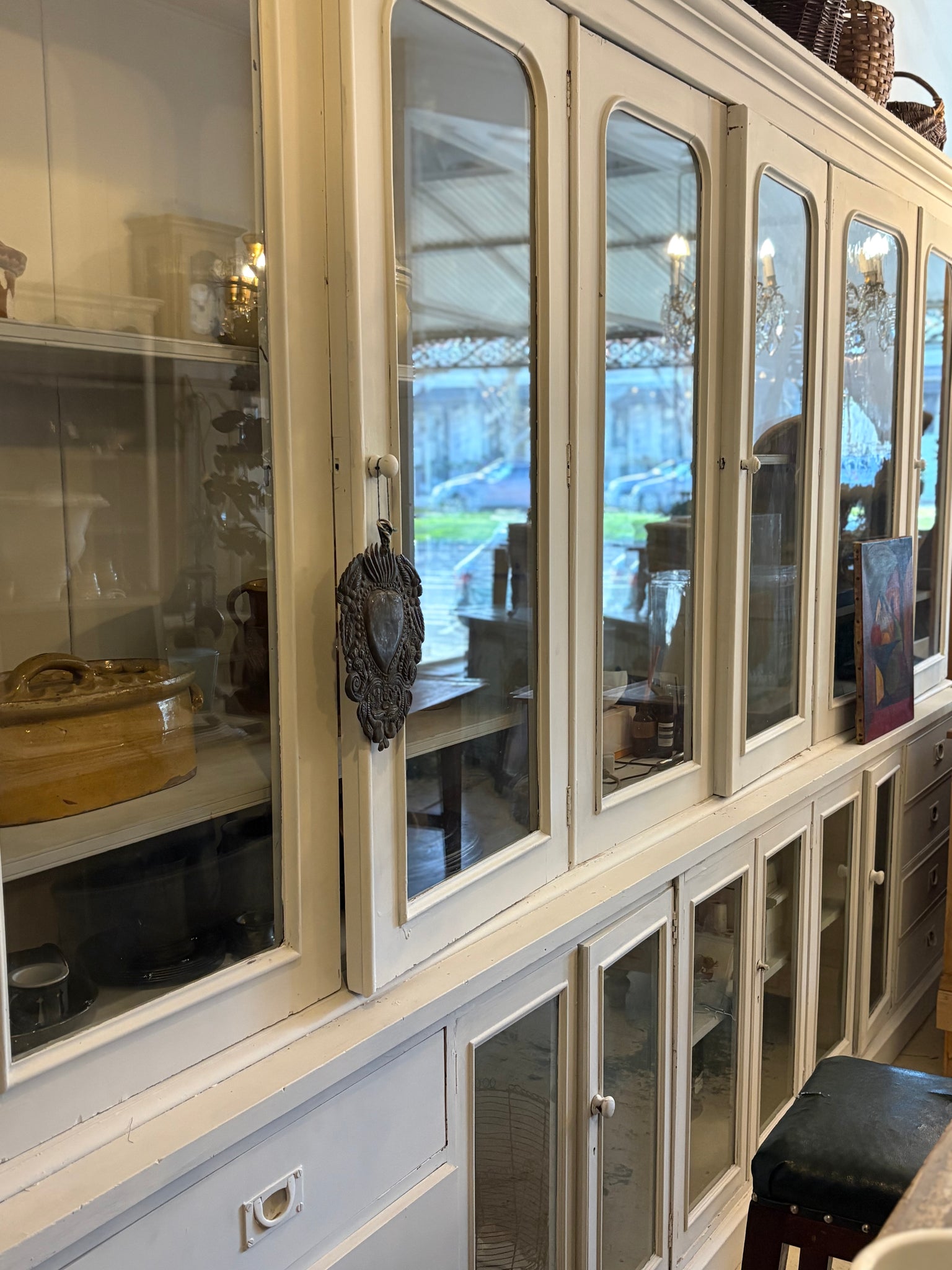 Very large ex museum display case /Bookcase
