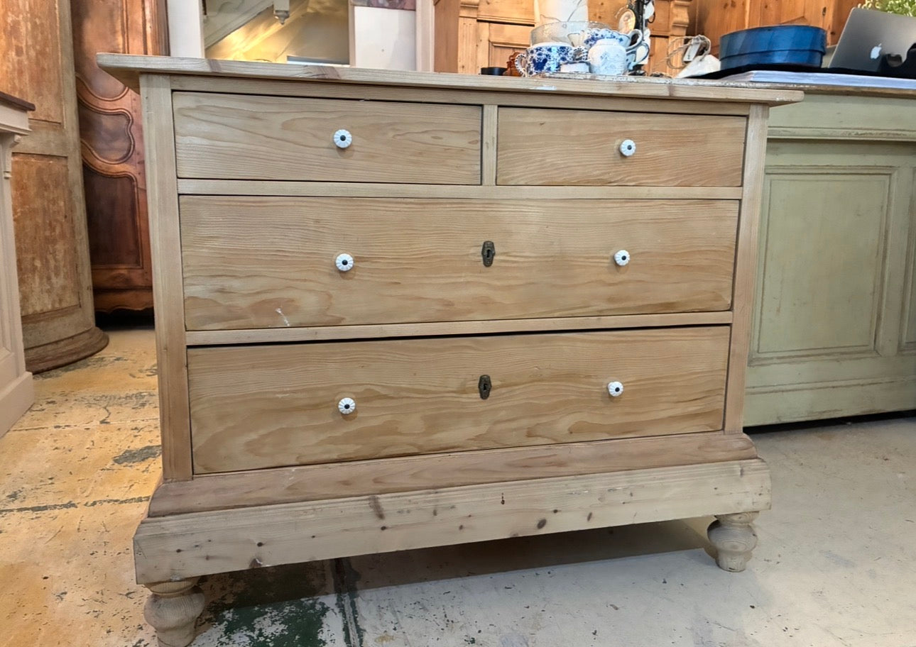 European pine drawers