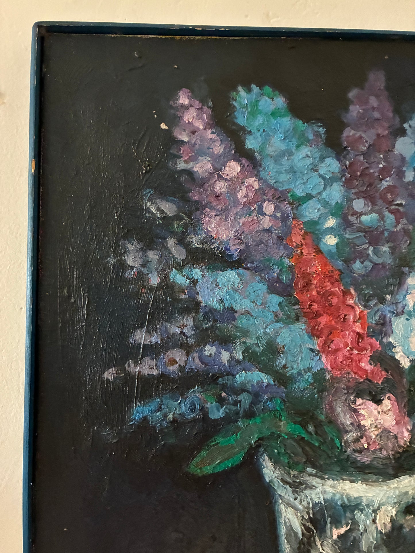 Abstract floral painting