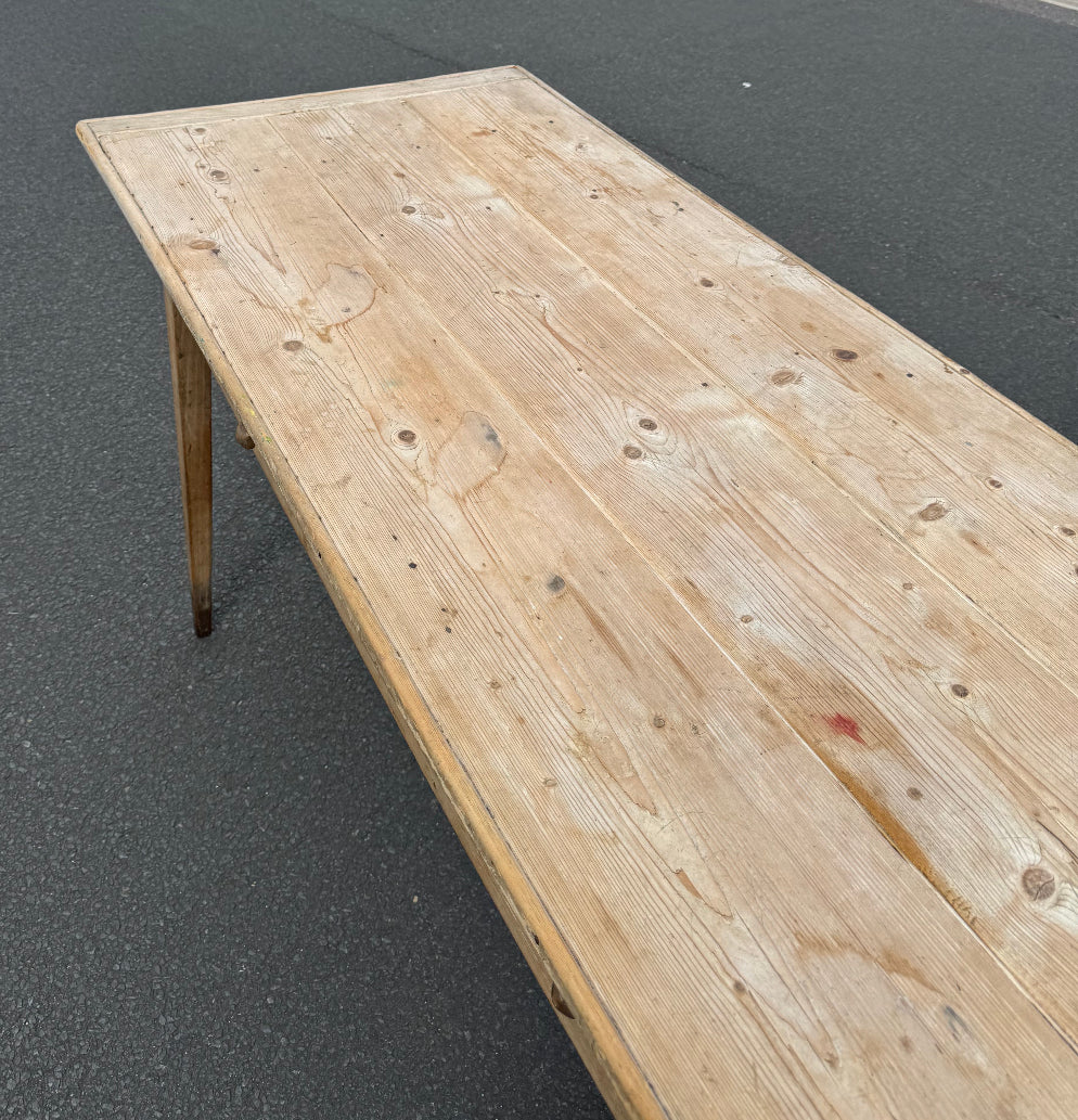 Antique pine table