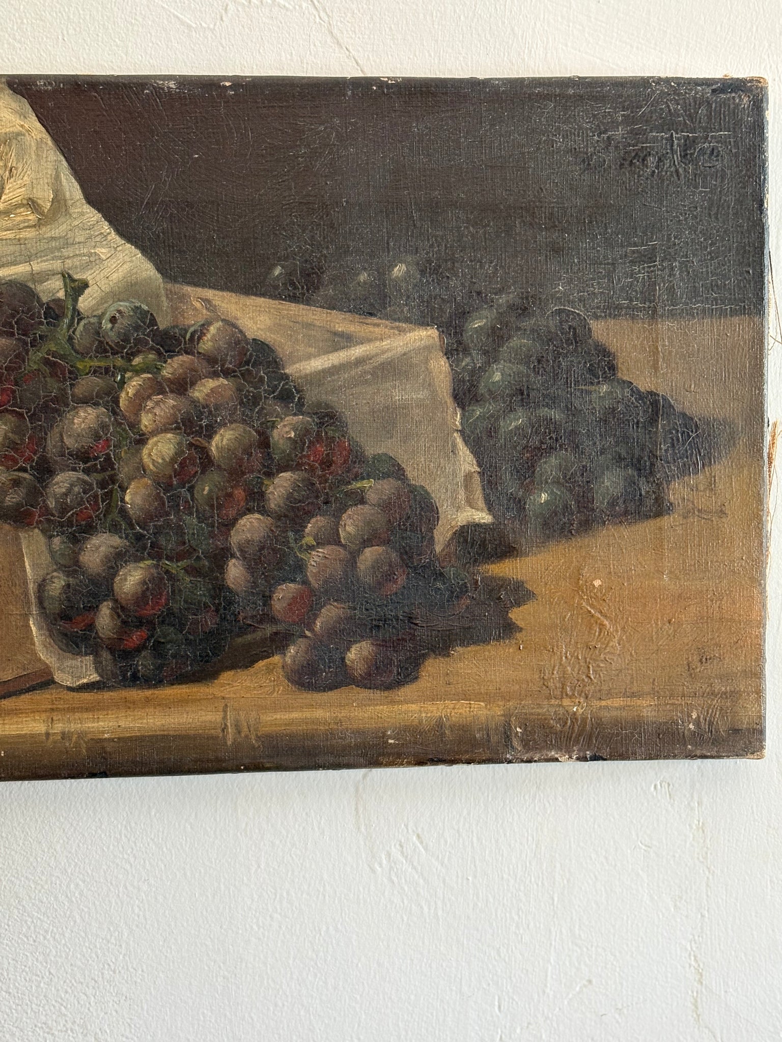 Antique still life oil painting