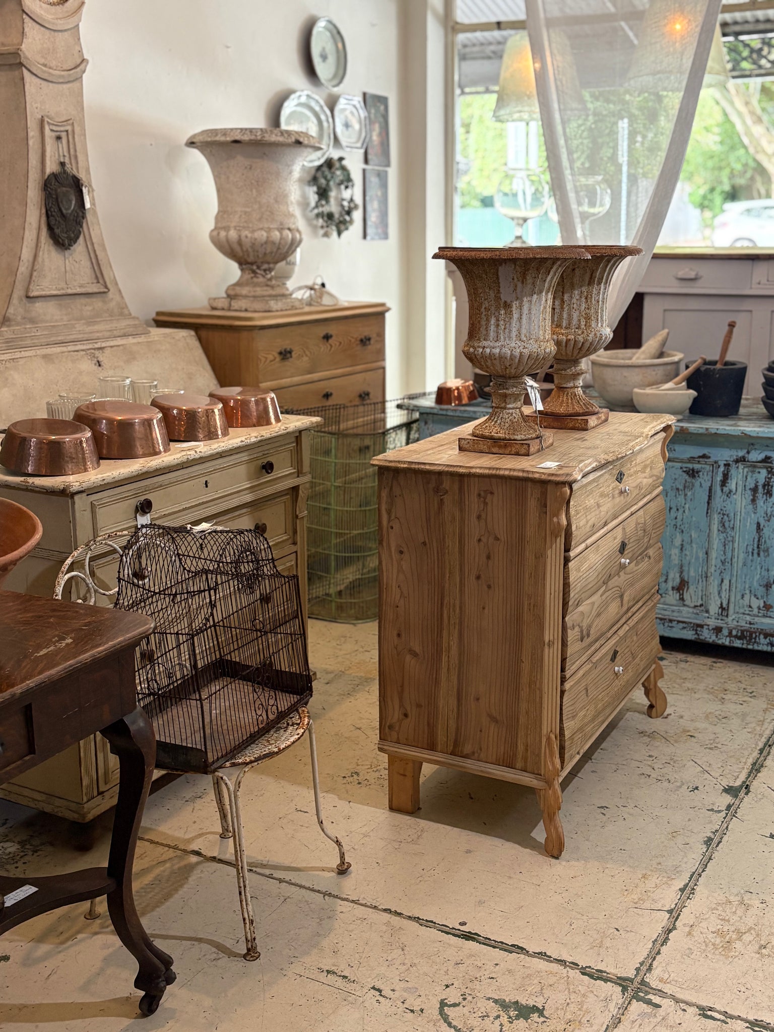 Pair antique French urns