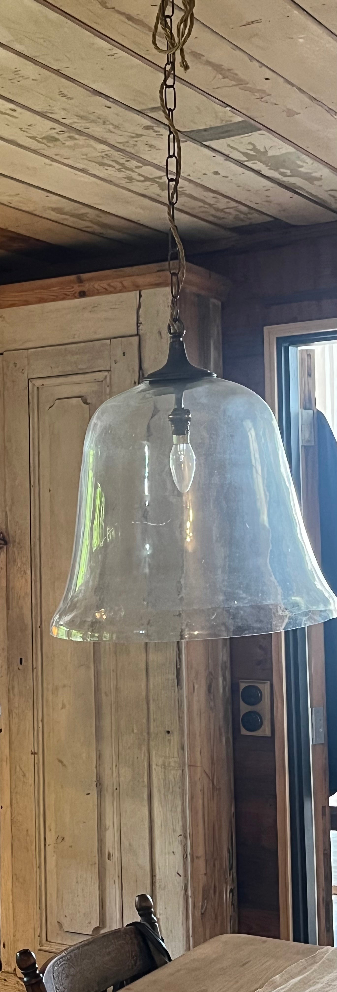 Antique cloche light