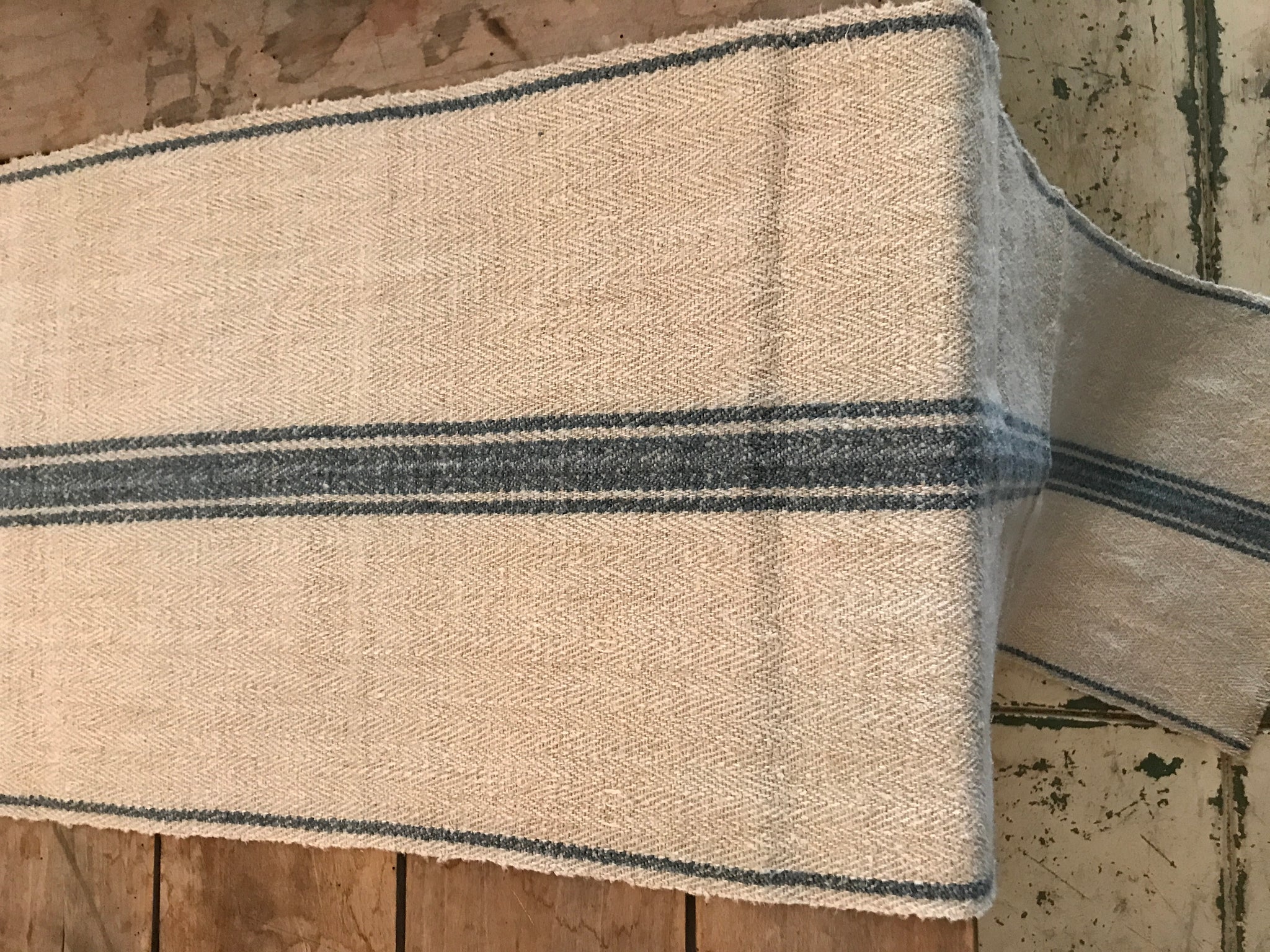 Antique linen table runner