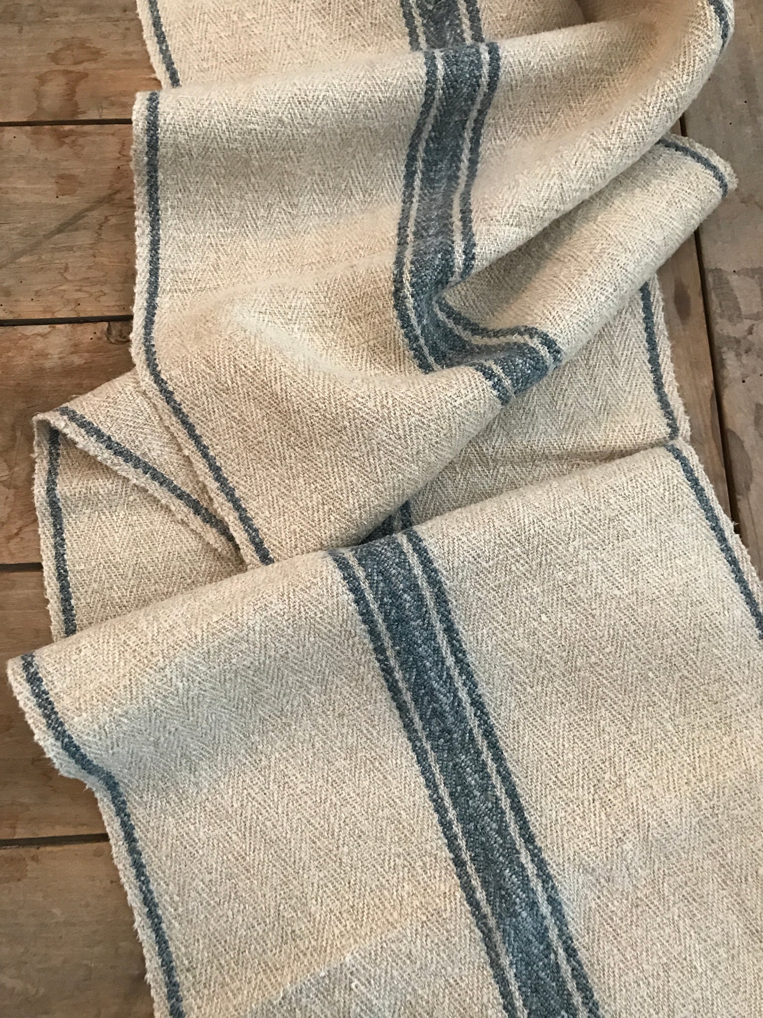 Antique linen table runner