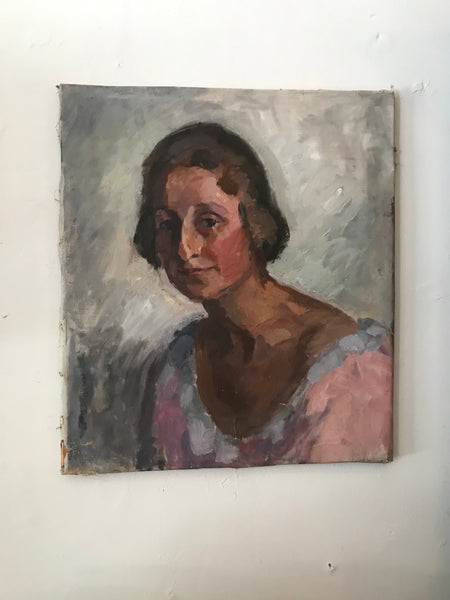 Antique female portrait