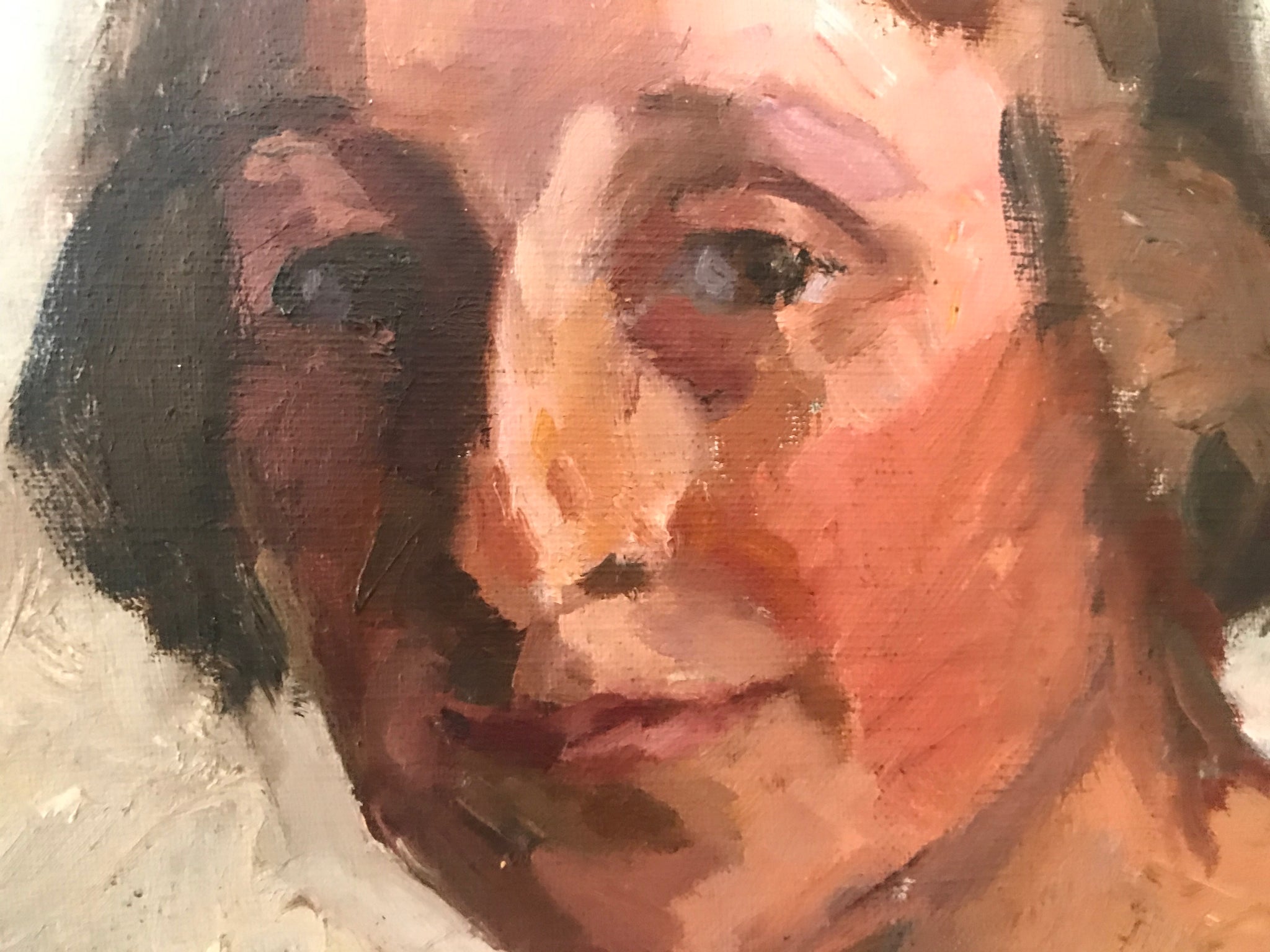 Antique female portrait
