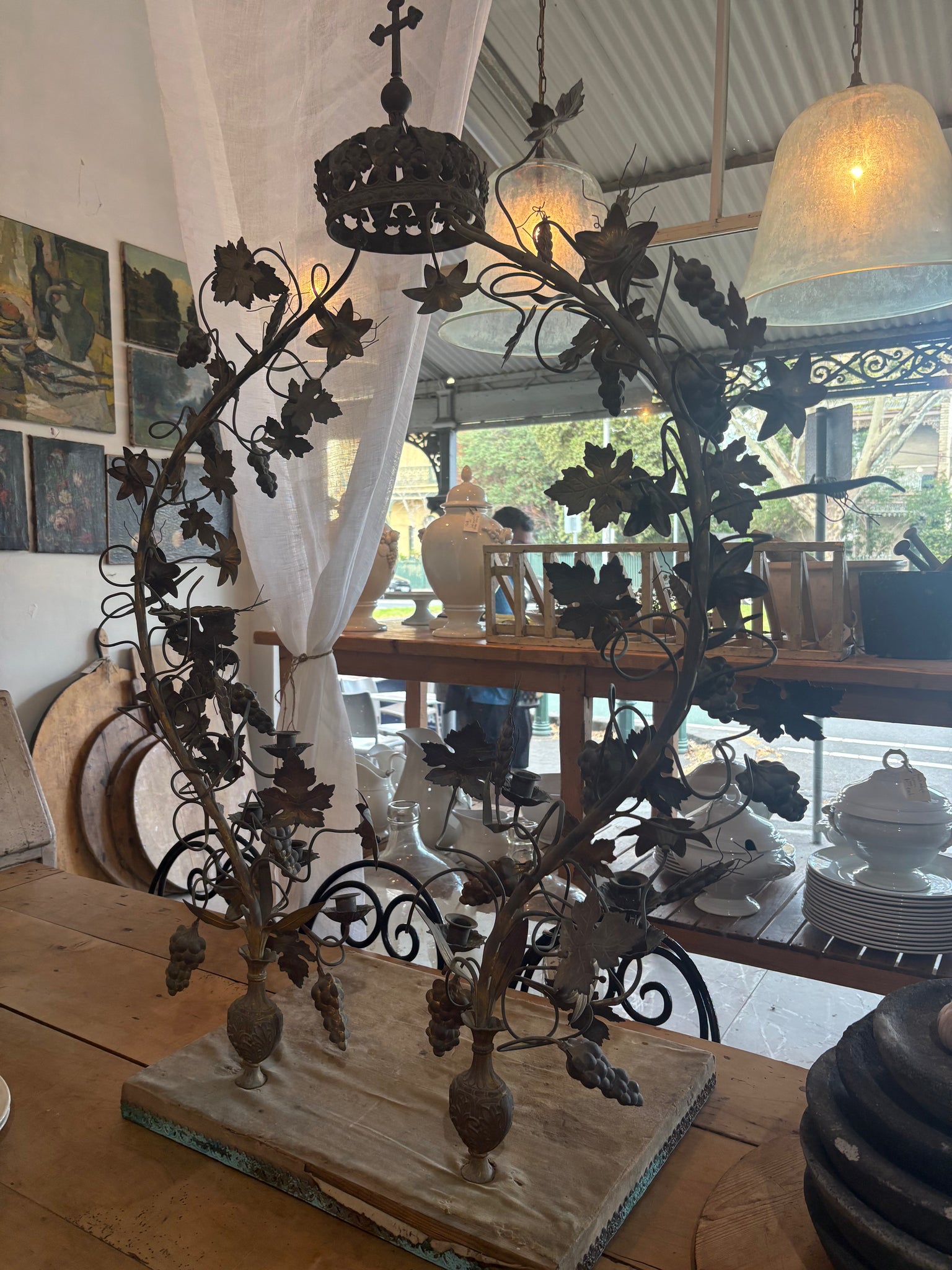French antique Alter Piece