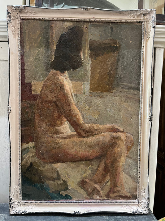 Large nude painting