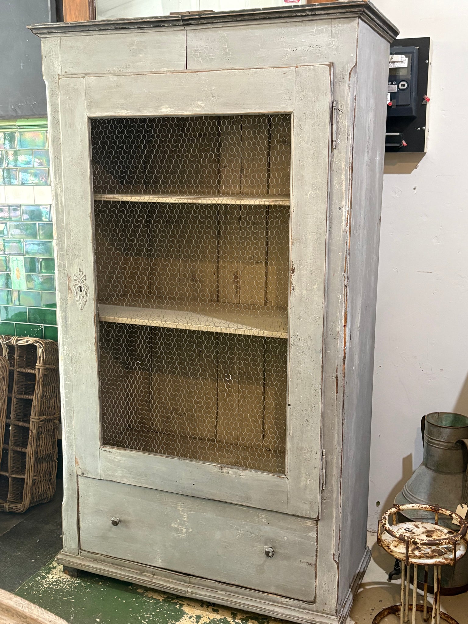 French storage armoire