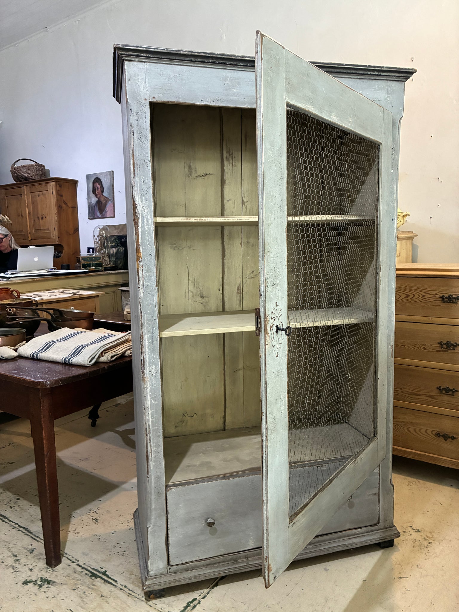 French storage armoire