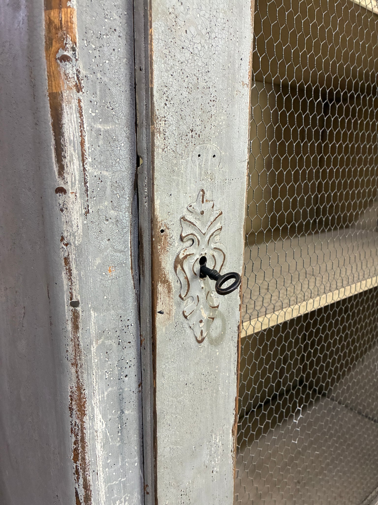 French storage armoire