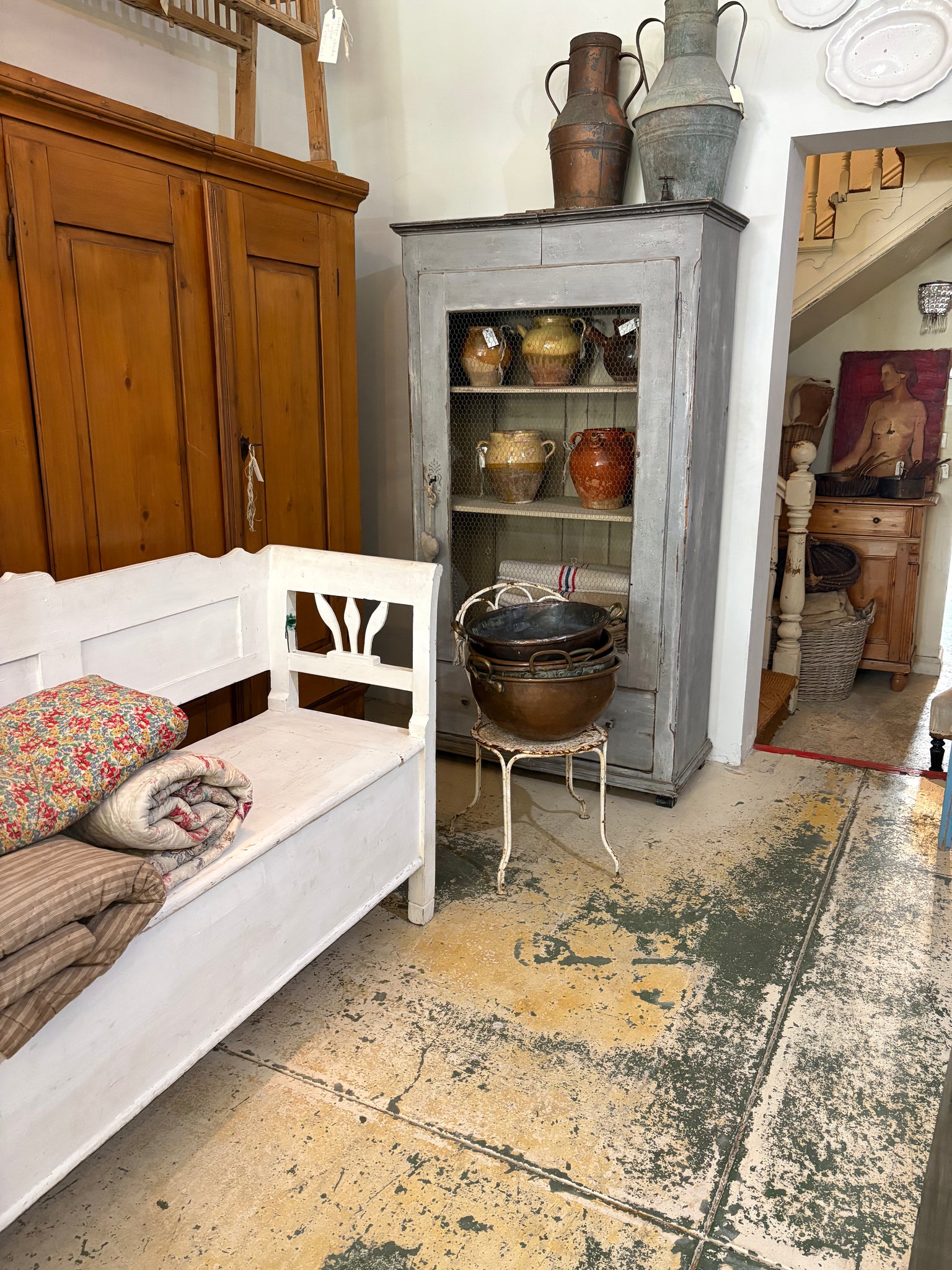 French storage armoire