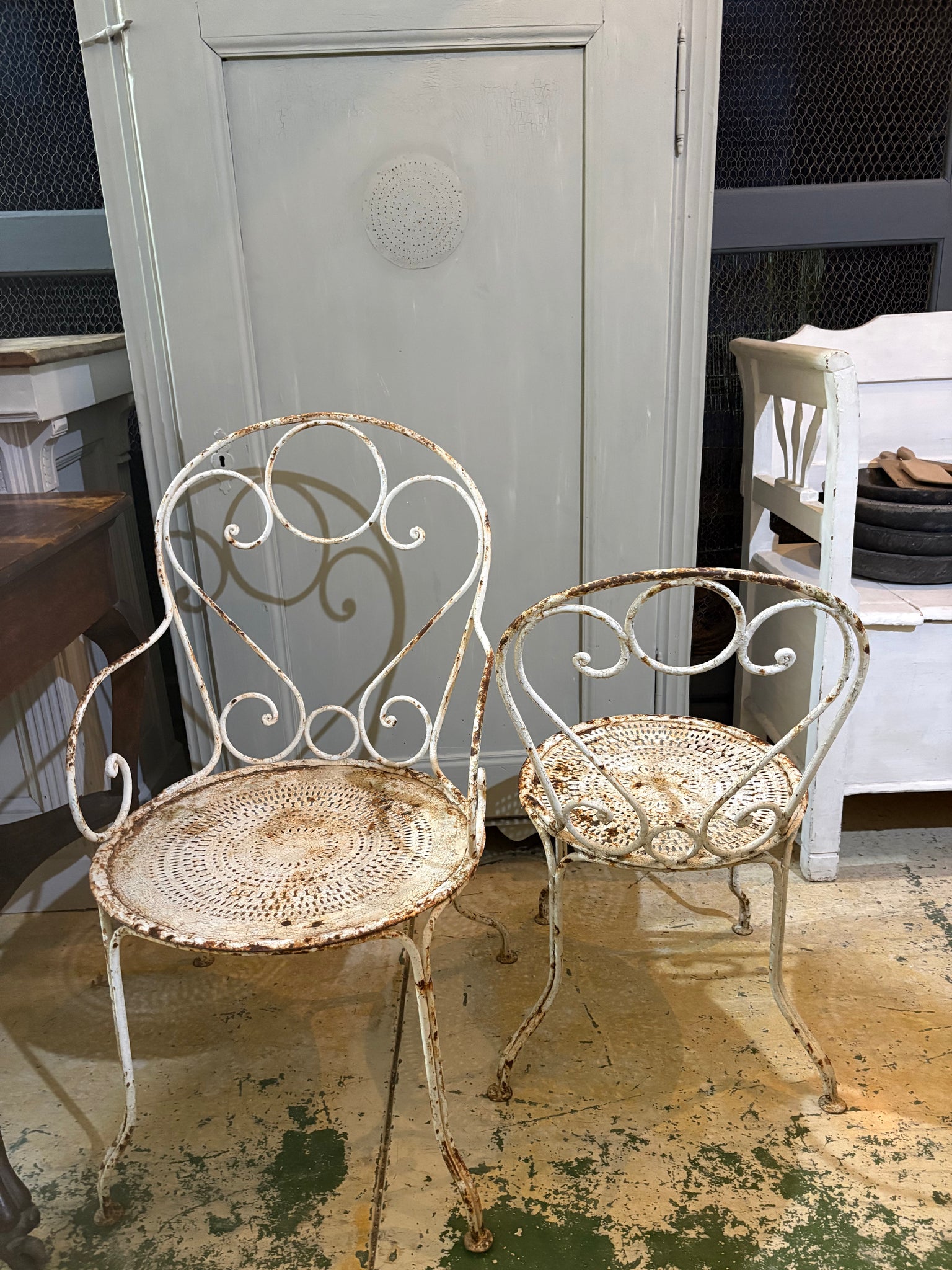 Set 4 French  Garden Chairs