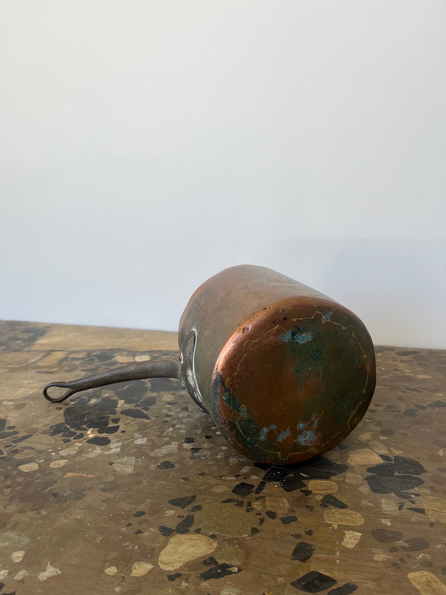 Antique copper pot