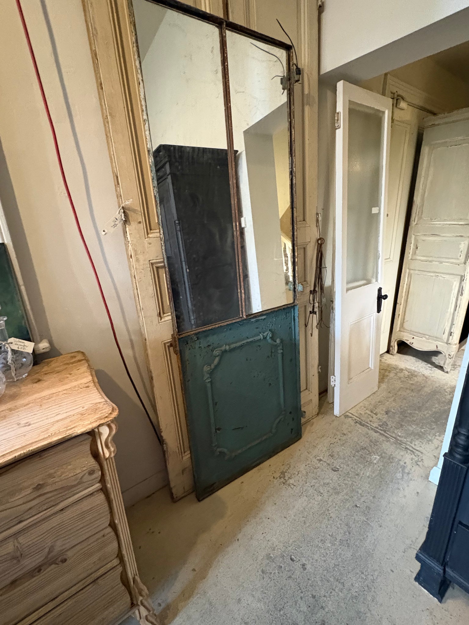 Blue Antique Conservatory door