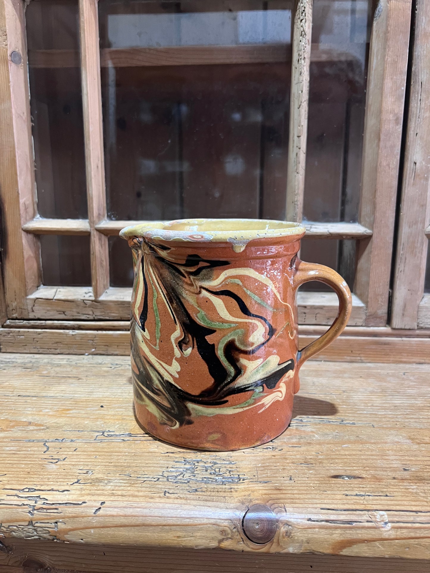 French slipware jug