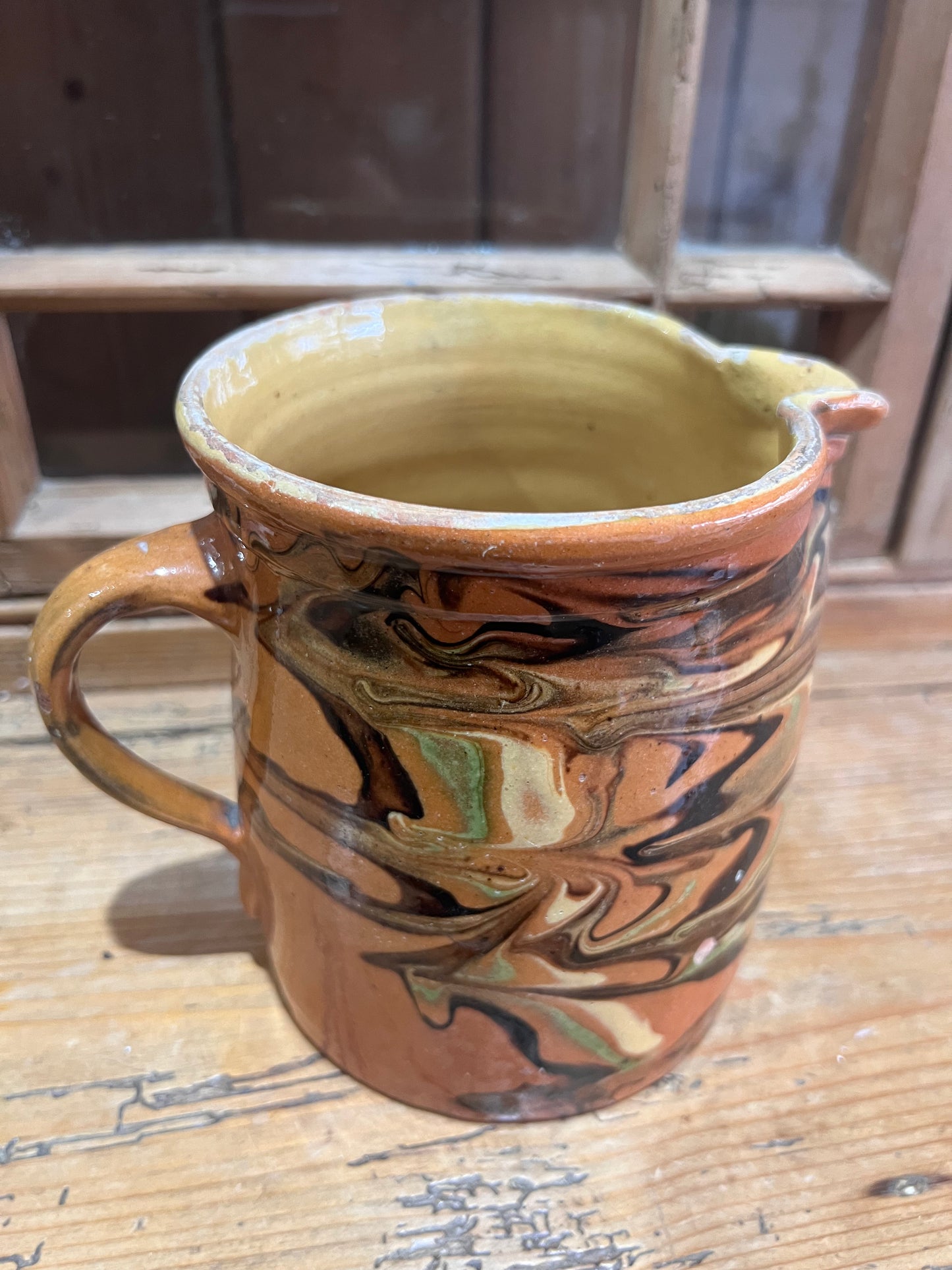 French slipware jug