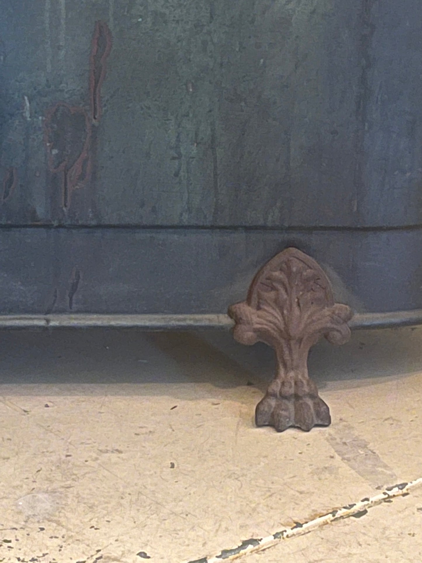 Antique French copper bath