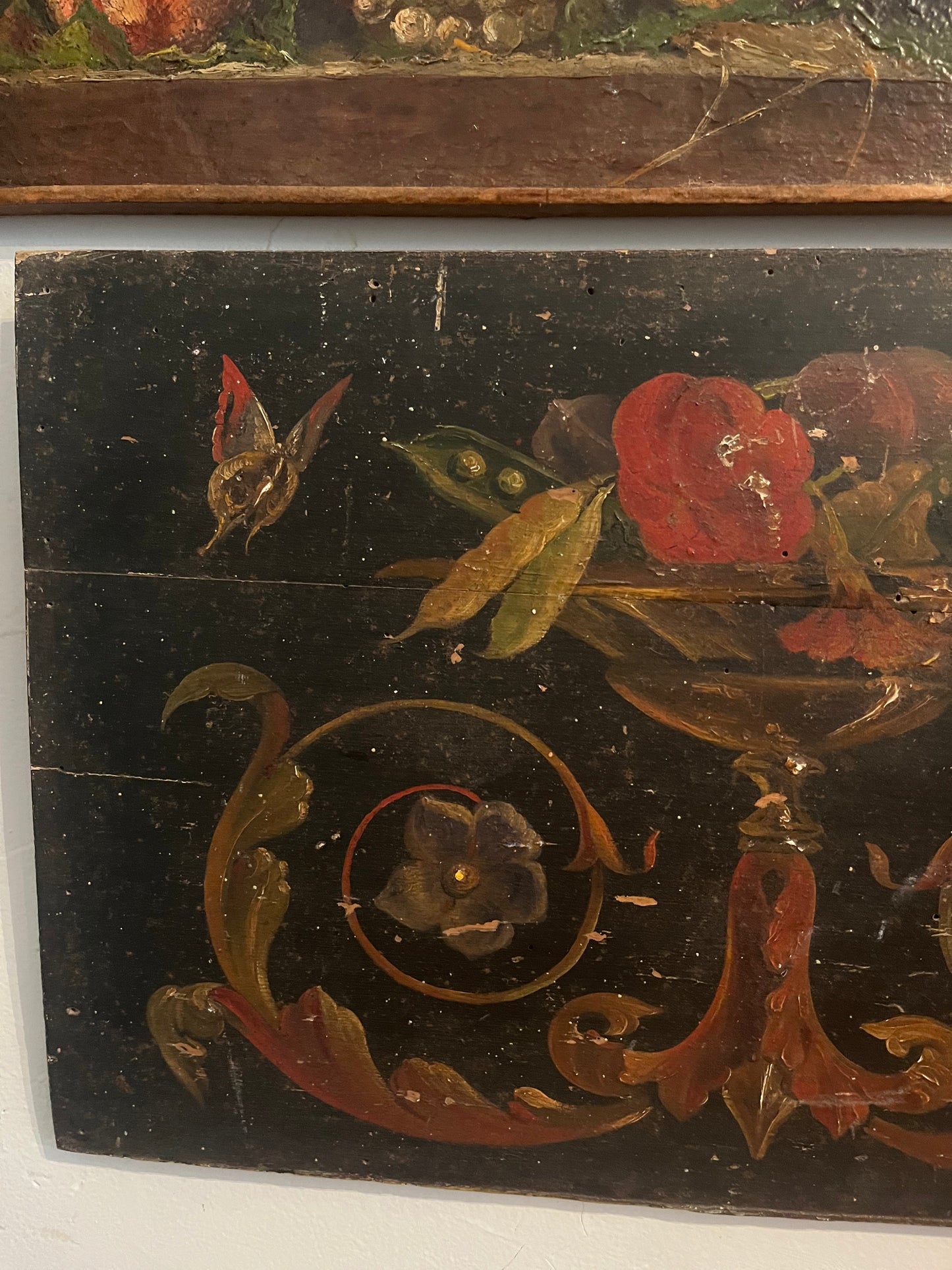 Antique Italian Fresco panel