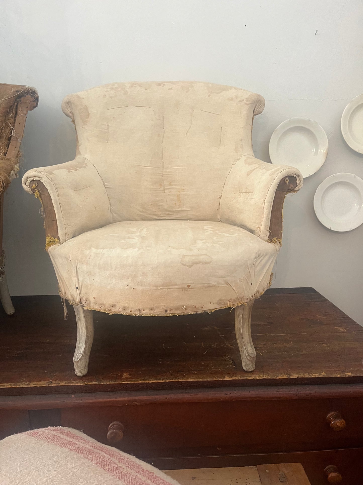 French deconstructed armchair