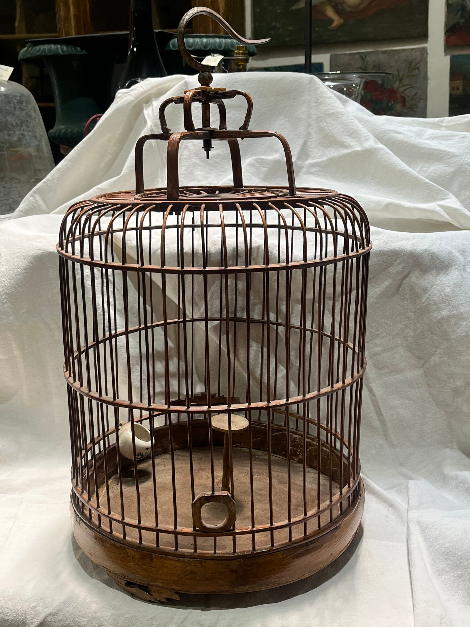 Antique birdcage