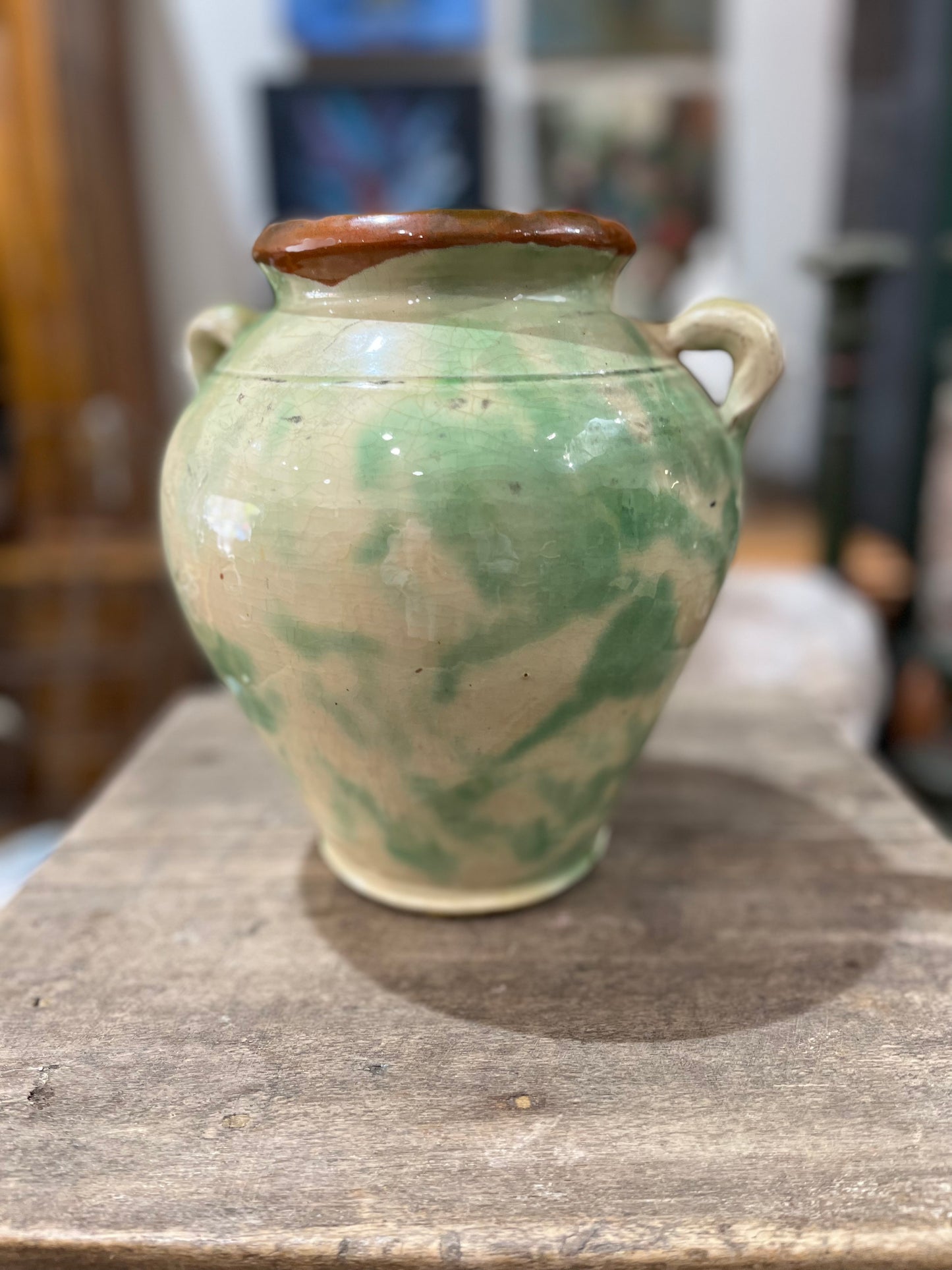 Pottery confit pot