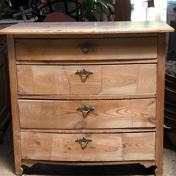 European pine chest drawers