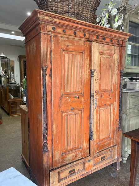European pine cupboard