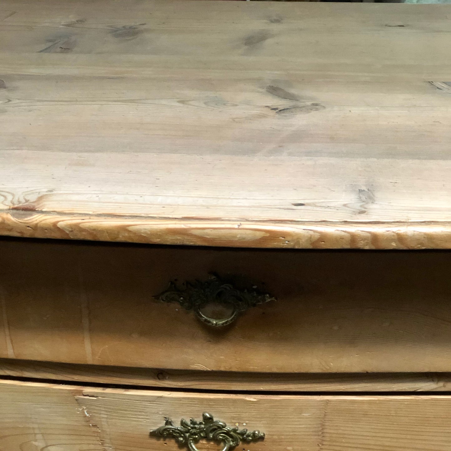 European pine chest drawers