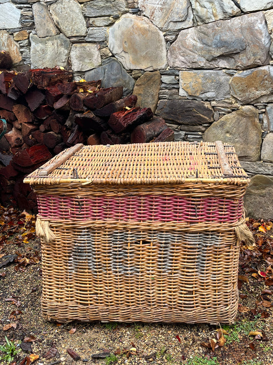 Large antique basket