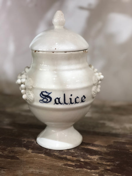 French antique apothecary jar