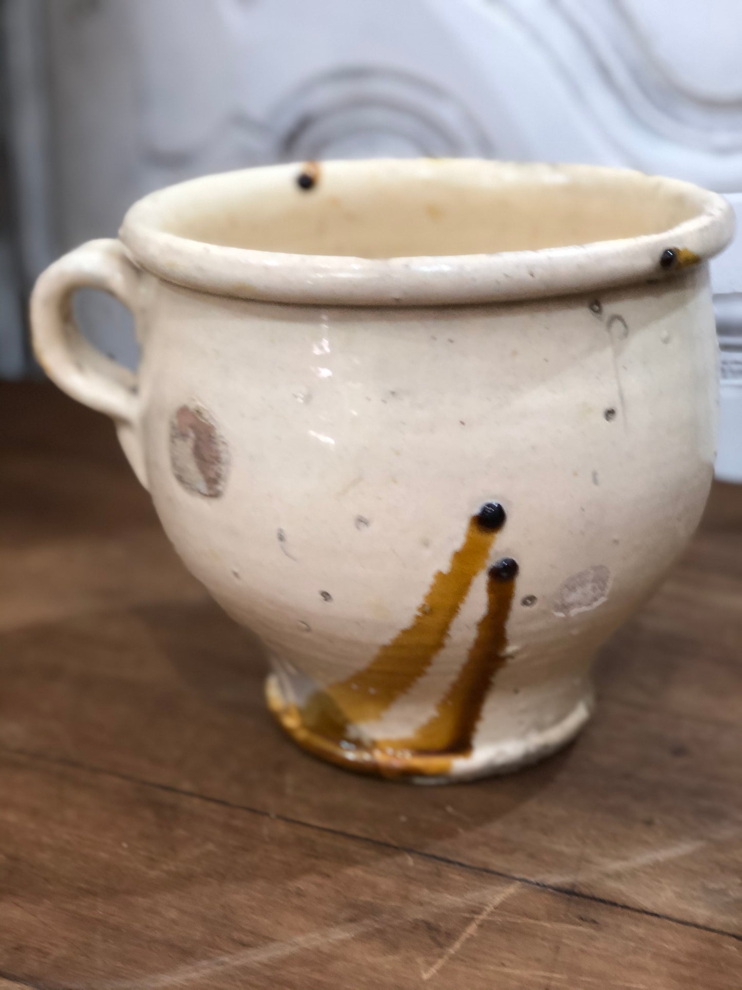 Antique Italian confit pot