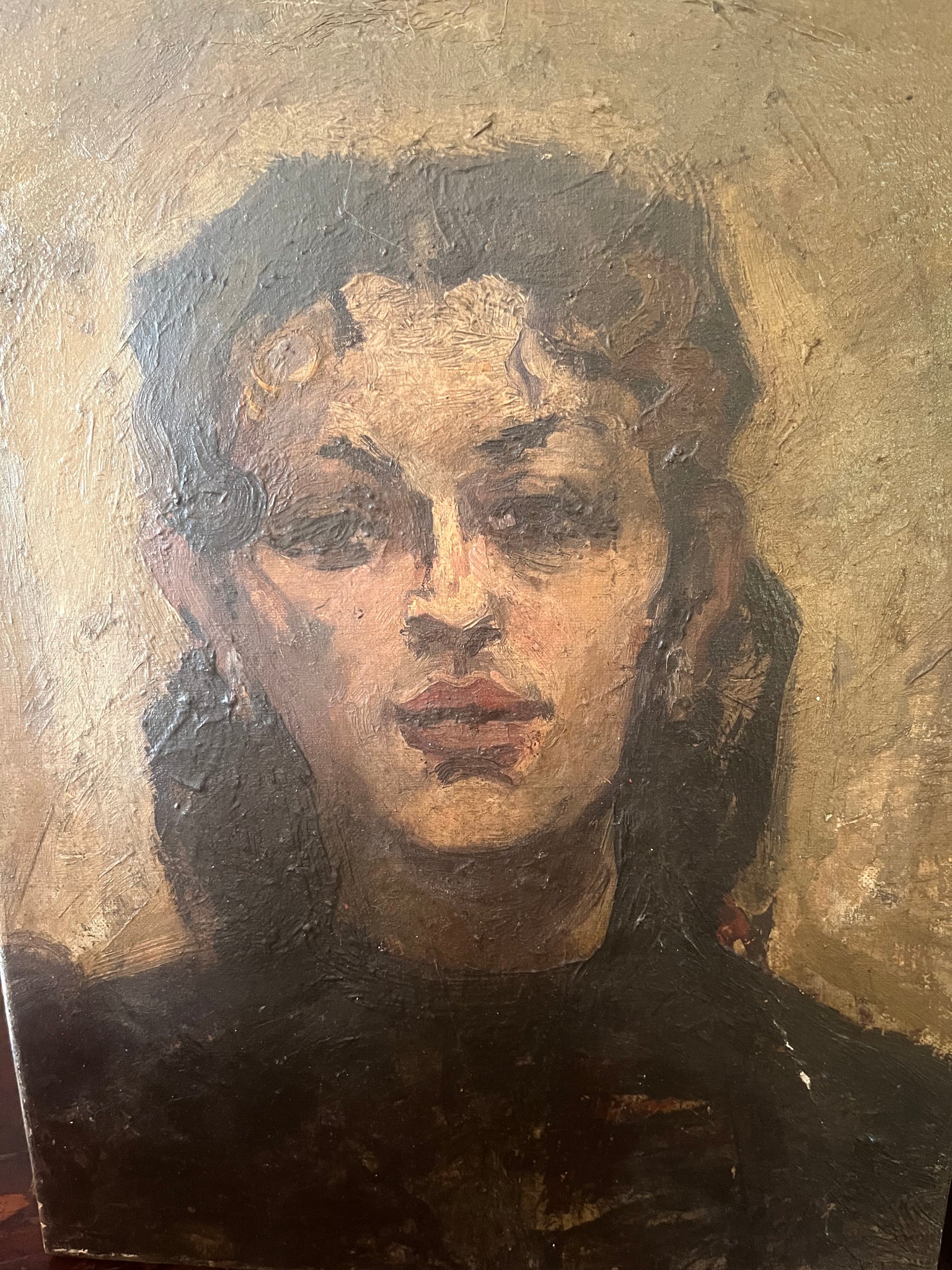 Antique female portrait