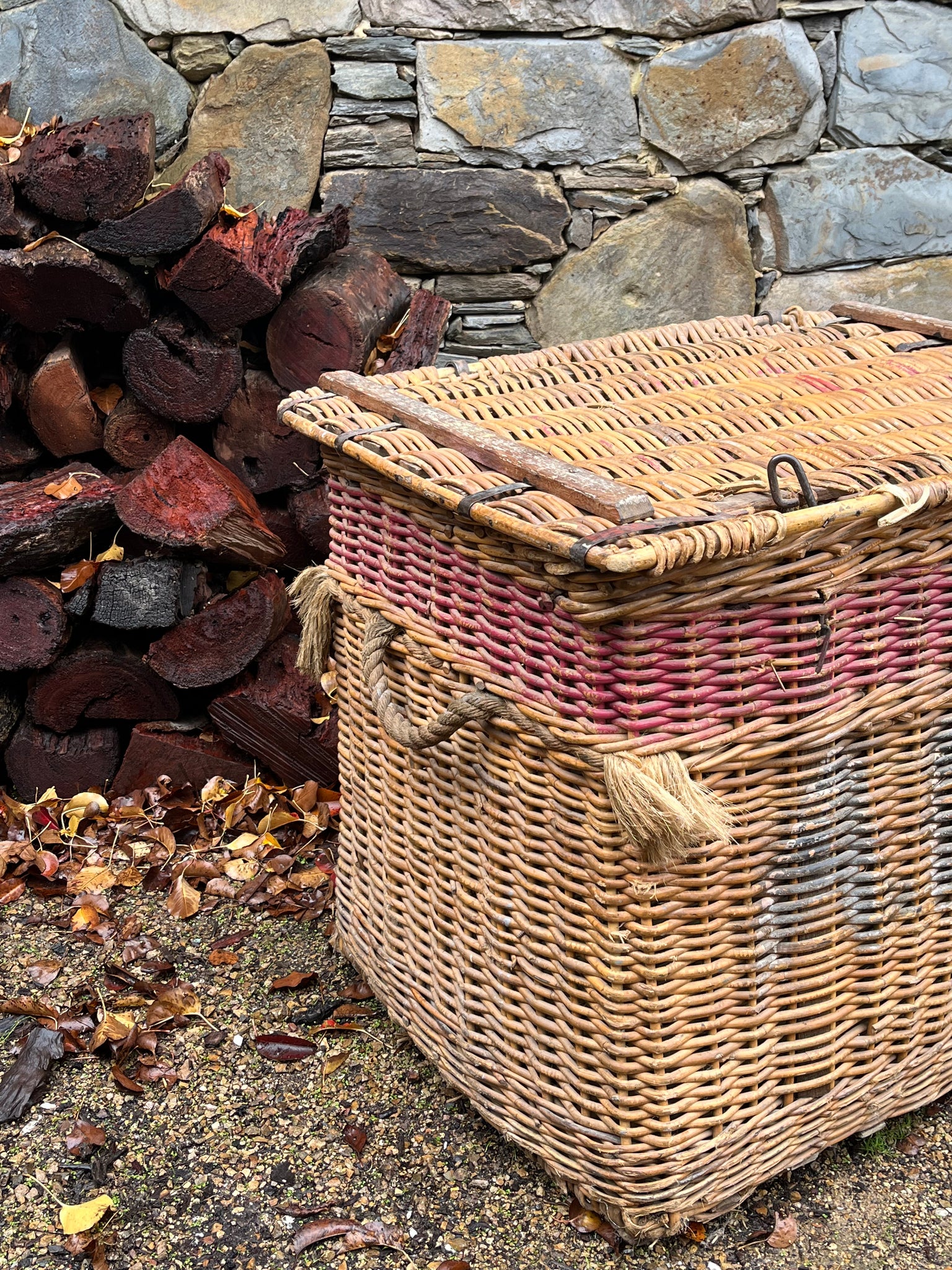 Large antique basket